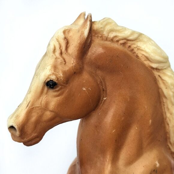 RARE VTG Breyer #183 Rex Palomino Rearing Stallion 1965-85 Repaired Good #1172 - Picture 2 of 10